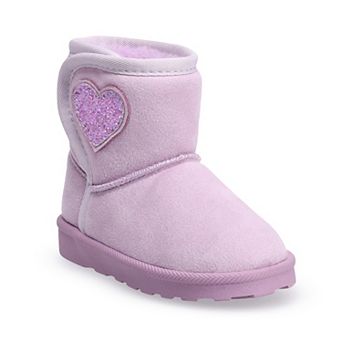 Jumping Beans® Munchie Toddler Girls Pull-On Faux Fur Boots