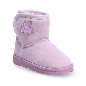 Jumping Beans® Munchie Toddler Girls Pull-On Faux Fur Boots