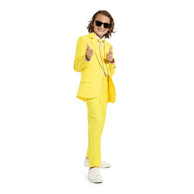 Boys 6-16 OppoSuits Suitmeister 3-Piece Yellow Suit Set