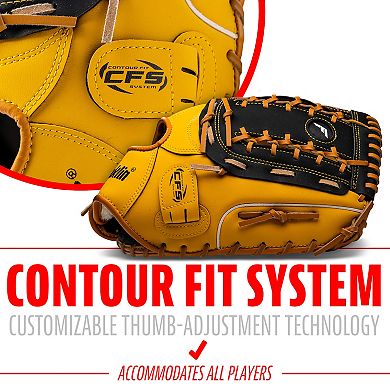 Franklin Sports First Base Field Master 12.5-in. Right Hand Throw Baseball and Softball Glove