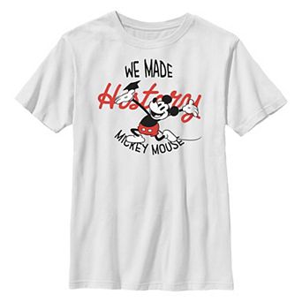 Disney's Mickey Mouse Graduates We Made History Boys 8-20 Graphic Tee