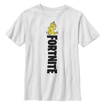 Boys 8-20 Fortnite Vertical Logo Starring Peely Graphic Tee