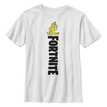 Boys 8-20 Fortnite Vertical Logo Starring Peely Graphic Tee