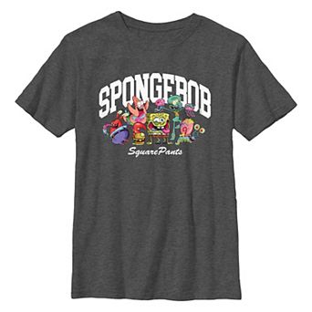 Boys 8-20 Nickelodeon SpongeBob SquarePants Crazy Character Lineup Graphic Tee