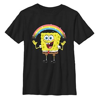 Boys 8-20 Nickelodeon SpongeBob SquarePants Shinning Rainbow Graphic Tee