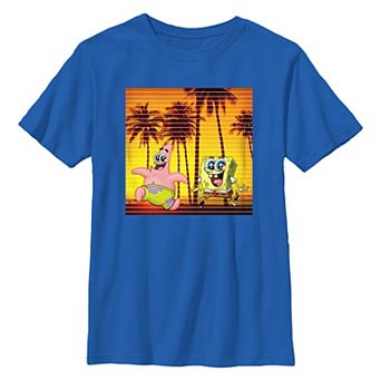 Boys 8-20 Nickelodeon SpongeBob SquarePants And Patrick Sunset Run Graphic Tee