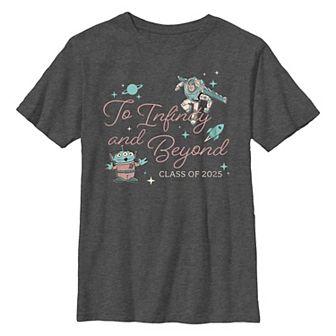 Disney / Pixar's Toy Story Buzz Lightyear And Alien To Infinity And Beyond Class Of 2025 Boys 8-20 Graphic Tee