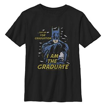 Boys 8-20 DC Comics Batman I Am The Graduate Graphic Tee
