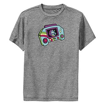 Boys 8-20 Fortnite Llama Unicorn Game Controller Performance Graphic Tee