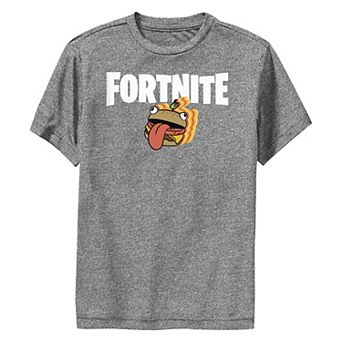 Boys 8-20 Fortnite Logo Durr Burger Performance Graphic Tee