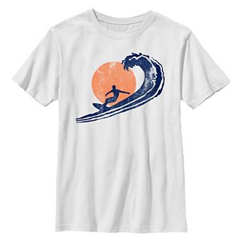 Boys 6-20 Surfer At Sunset Graphic Tee