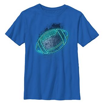 Boys 6-20 Glowing Football Graphic Tee