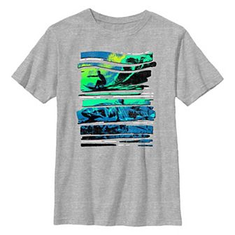 Boys 8-20 Surfing With Sharks Graphic Tee