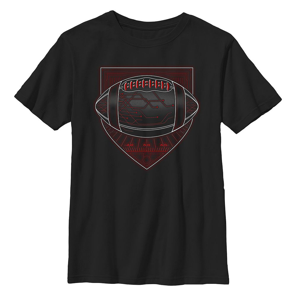 Bailey Boys Performance Logo Tee, Football on Sage