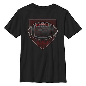 Boys 6-20 Football Badge Graphic Tee