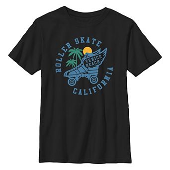 Boys 6-20 Venice Beach California Roller Skate Graphic Tee