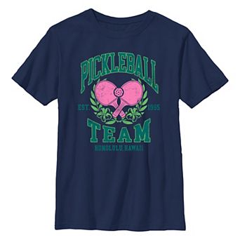 Boys 6-20 Pickleball Team Honolulu Hawaii Est. 1965 Graphic Tee