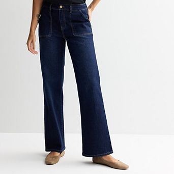 Women's Draper James Wide Leg Pork Chop Pocket Pants