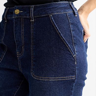 Women's Draper James Wide Leg Pork Chop Pocket Pants