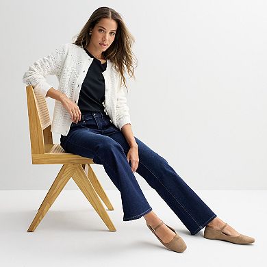 Women's Draper James Wide Leg Pork Chop Pocket Pants