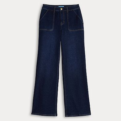 Women's Draper James Wide Leg Pork Chop Pocket Pants