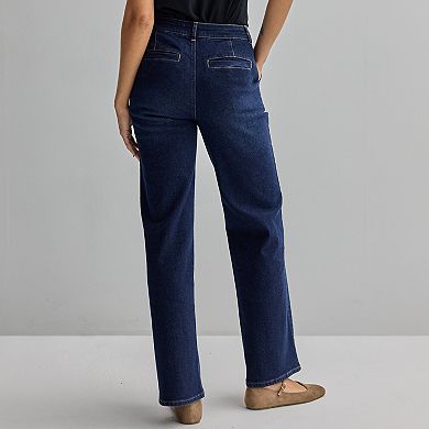 Women's Draper James Wide Leg Pork Chop Pocket Pants