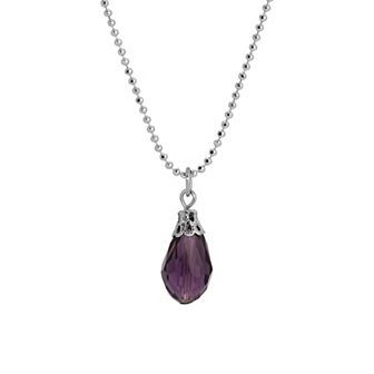 1928 Teardrop Crystal Beaded Necklace