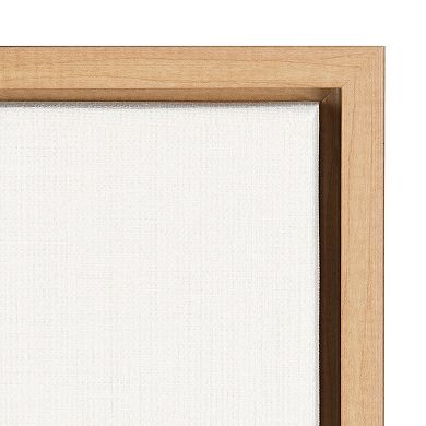 Sylvie Botanical Sketch Print No 1 Framed Canvas by The Creative Bunch Studio
