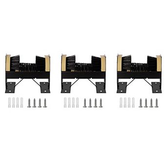 Set Of 3 Shoe Cleaner and Boot Scraper