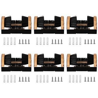 Set Of 6 Shoe Cleaner and Boot Scraper