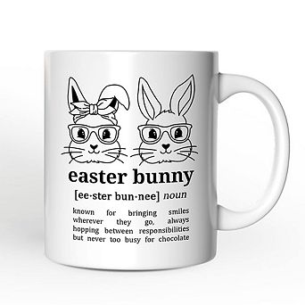 Easter Bunny Definition Mug, Funny Spring Gift