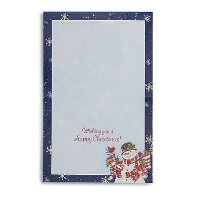 Turner Perfect Timing 18-pc. Cards and Envelopes Snowman & Stockings Set