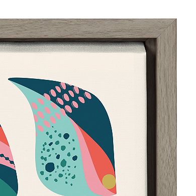 Sylvie Seashells Framed Canvas by Rachel Lee of My Dream Wall