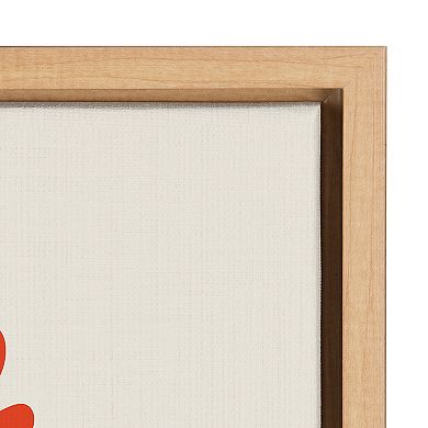 Sylvie Snail Framed Canvas by Rachel Lee of My Dream Wall