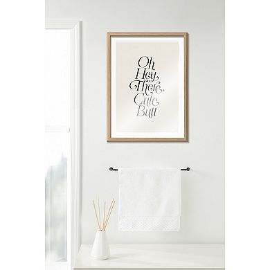 Blake Nice Framed Printed Glass by Leonora Jennifer Benza of Yellow Heart Art