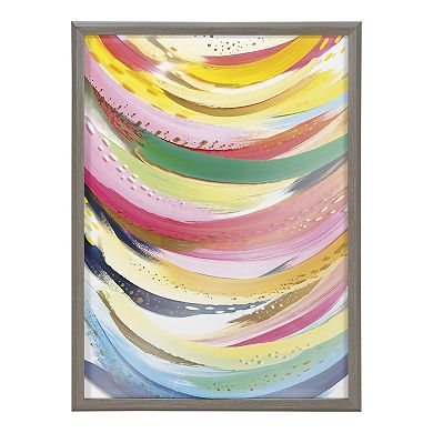 Blake Brushstroke 117 Framed Printed Glass by Jessi Raulet of Ettavee
