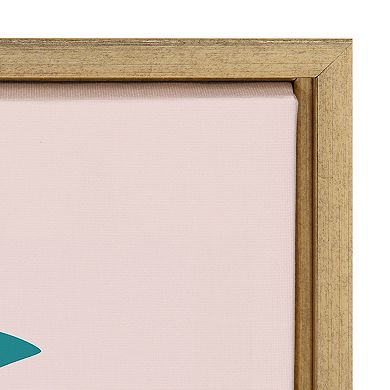 Sylvie Parakeet Framed Canvas by Rachel Lee of My Dream Wall