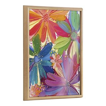 Blake Flowers on Glass 1 Framed Printed Art by Jessi Raulet of Ettavee