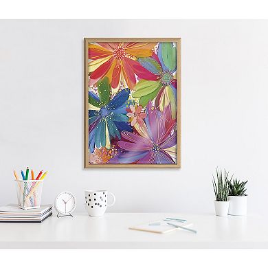 Blake Flowers on Glass 1 Framed Printed Art by Jessi Raulet of Ettavee