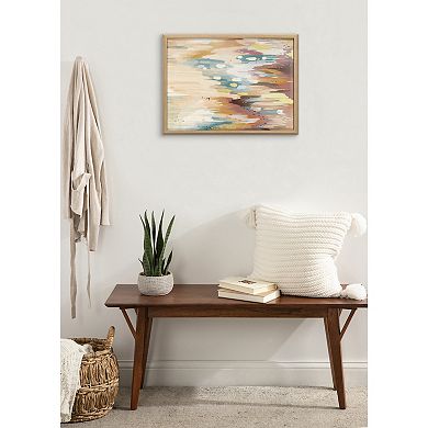 Blake Brushstroke 133 Framed Printed Glass by Jessi Raulet of Ettavee