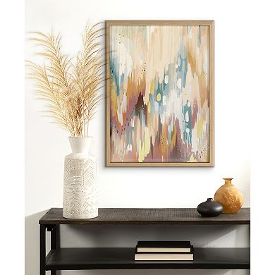 Blake Brushstroke 133 Framed Printed Glass by Jessi Raulet of Ettavee