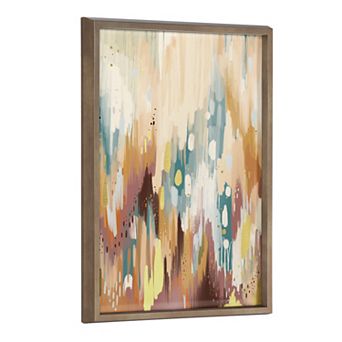 Blake Brushstroke 133 Framed Printed Glass by Jessi Raulet of Ettavee