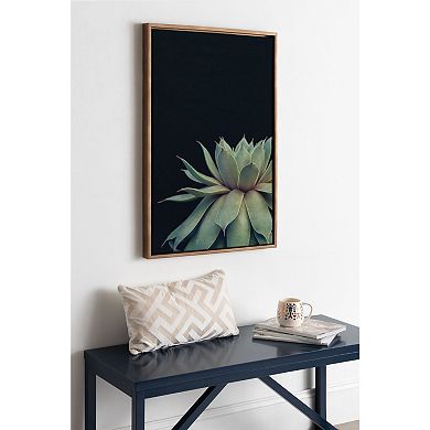 Sylvie Succulent Framed Canvas by Emiko and Mark Franzen of F2Images