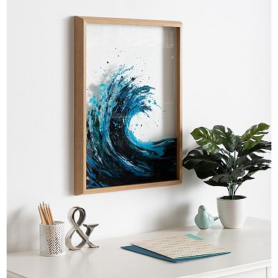 Blake Waves Framed Printed Art