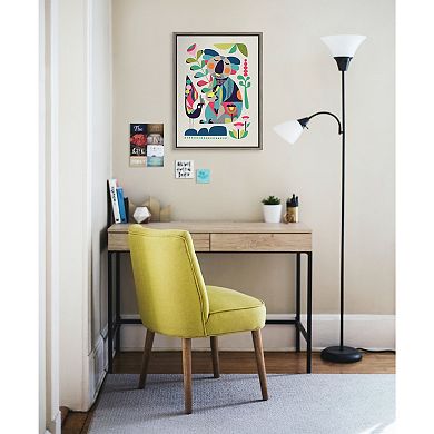 Sylvie Mid Century Modern Koala Framed Canvas by Rachel Lee of My Dream Wall