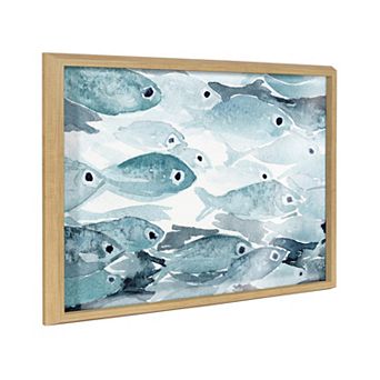 Blake Aholehole Framed Printed Glass by Janet Meinke-Lau