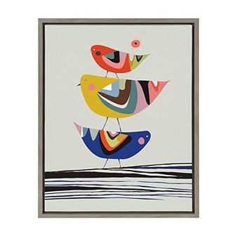 Sylvie The Family Tree Framed Canvas by Rachel Lee of My Dream Wall