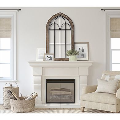 Rennell Window Pane Arch Wall Decor