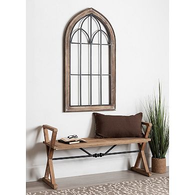 Rennell Window Pane Arch Wall Decor