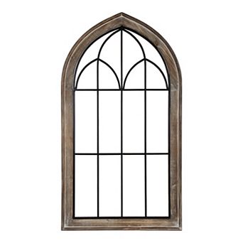 Rennell Window Pane Arch Wall Decor